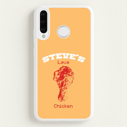 Steve's Lava Chicken  - Minecraft Phone Case for Huawei P30 Lite