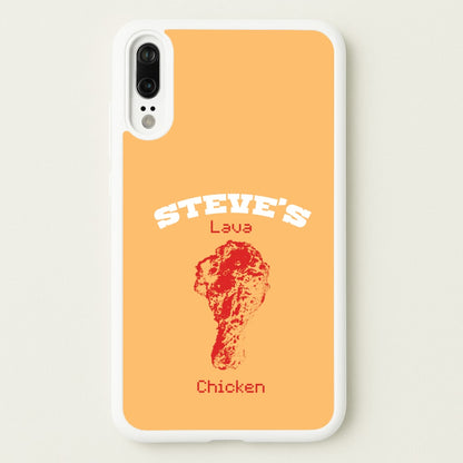 Steve's Lava Chicken  - Minecraft Phone Case for Huawei P20