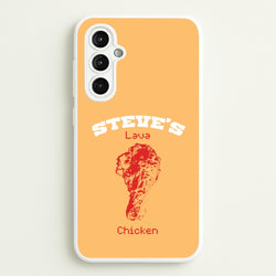 Steve's Lava Chicken  - Minecraft Phone Case for Galaxy A14