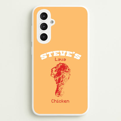 Steve's Lava Chicken  - Minecraft Phone Case for Galaxy S23FE