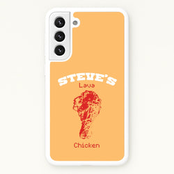 Steve's Lava Chicken  - Minecraft Phone Case for Galaxy S21 Plus