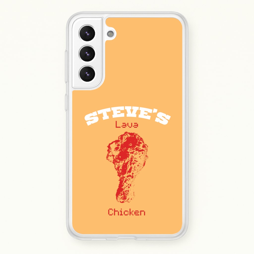 Steve's Lava Chicken  - Minecraft Phone Case for Galaxy S22 Plus