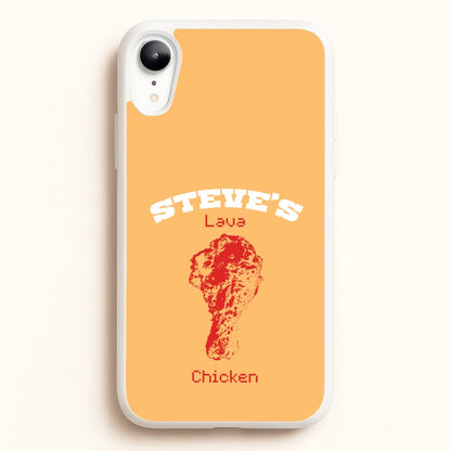 Steve's Lava Chicken  - Minecraft Phone Case for iPhone XR
