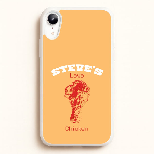 Steve's Lava Chicken  - Minecraft Phone Case for iPhone XR