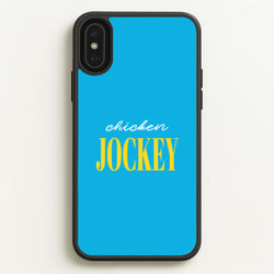 Chicken Jockey Blue  - Minecraft Phone Case for iPhone XS Max