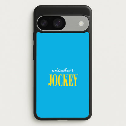 Chicken Jockey Blue  - Minecraft Phone Case for Google Pixel 9 / 9 Pro