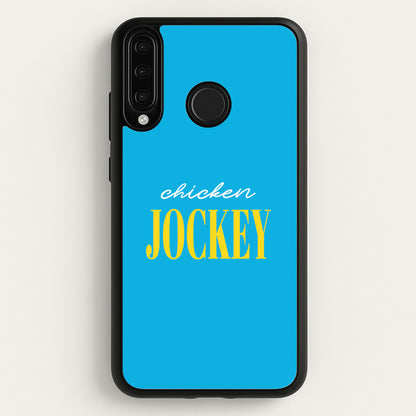 Chicken Jockey Blue  - Minecraft Phone Case for Huawei P30 Lite
