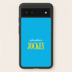 Chicken Jockey Blue  - Minecraft Phone Case for Google Pixel 7