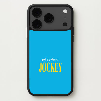 Chicken Jockey Blue Phone Case for iPhone 17 Pro
