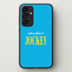 Chicken Jockey Blue  - Minecraft Phone Case for Galaxy A55