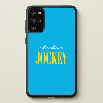 Chicken Jockey Blue  - Minecraft Phone Case for Galaxy S20 Plus