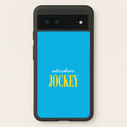 Chicken Jockey Blue  - Minecraft Phone Case for Google Pixel 7a