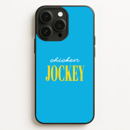 Chicken Jockey Blue  - Minecraft Phone Case for iPhone 12 Pro Max