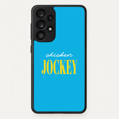 Chicken Jockey Blue  - Minecraft Phone Case for Galaxy A53