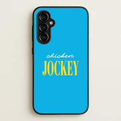 Chicken Jockey Blue  - Minecraft Phone Case for Galaxy A54