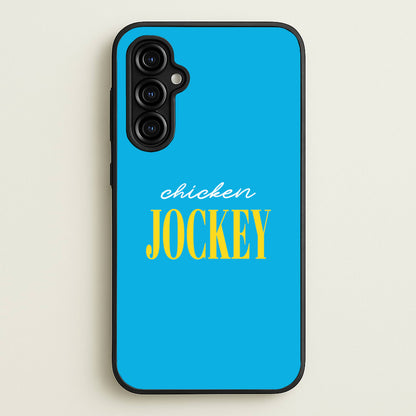 Chicken Jockey Blue  - Minecraft Phone Case for Galaxy A54