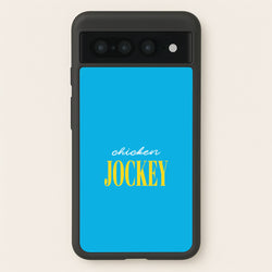 Chicken Jockey Blue  - Minecraft Phone Case for Google Pixel 7 Pro