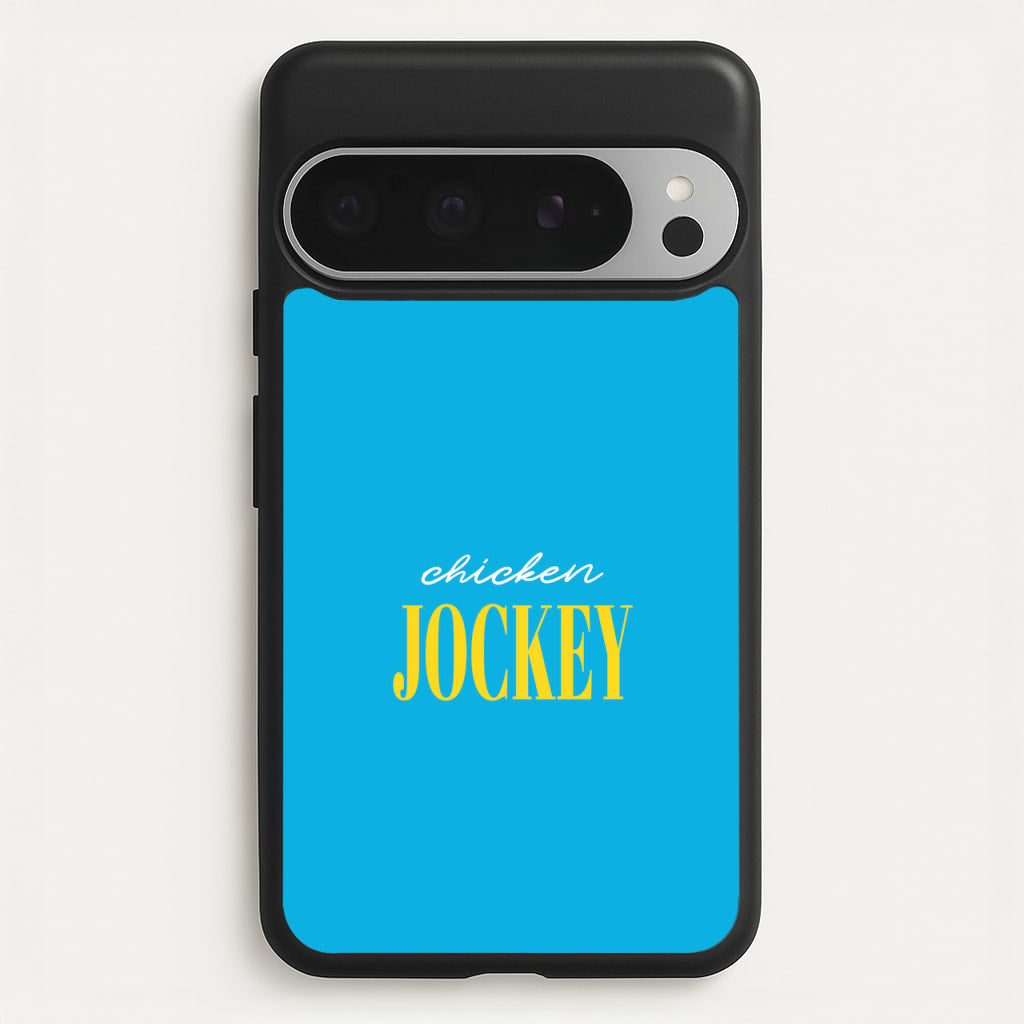 Chicken Jockey Blue  - Minecraft Phone Case for Google Pixel 9 Pro XL