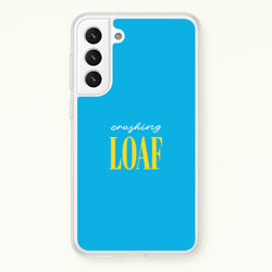 Crushing Loaf Blue  - Minecraft Phone Case for Galaxy S21FE