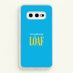 Crushing Loaf Blue  - Minecraft Phone Case for Galaxy S10e