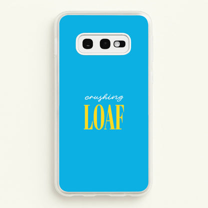 Crushing Loaf Blue  - Minecraft Phone Case for Galaxy S10e