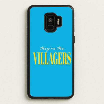 They're The Villagers Blue  - Minecraft Phone Case for Galaxy S9