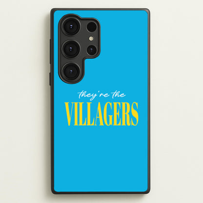 They're The Villagers Blue  - Minecraft Phone Case for Galaxy S25 Ultra