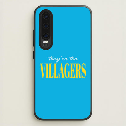 They're The Villagers Blue  - Minecraft Phone Case for Huawei P30