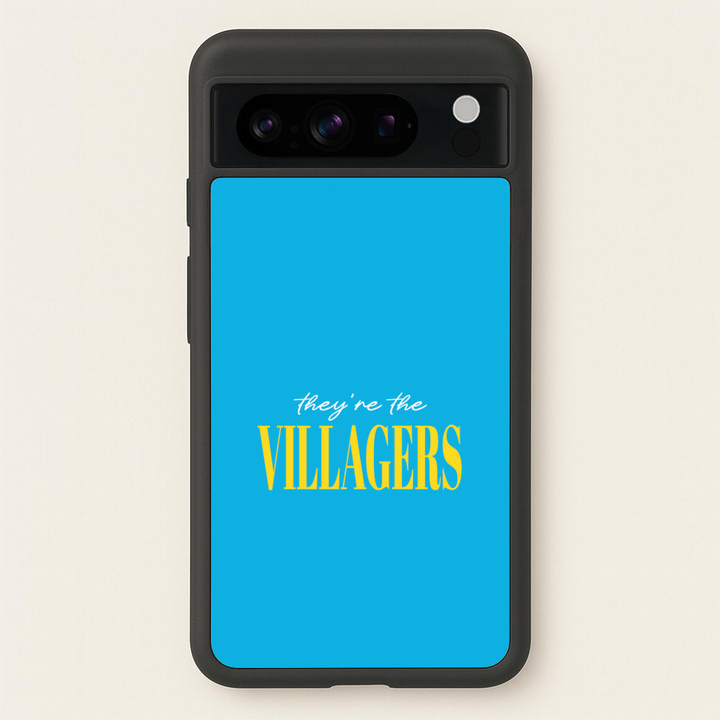 They're The Villagers Blue  - Minecraft Phone Case for Google Pixel 8 Pro