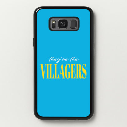 They're The Villagers Blue  - Minecraft Phone Case for Galaxy S8 Plus