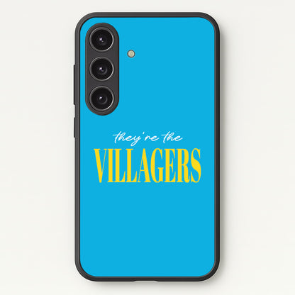 They're The Villagers Blue  - Minecraft Phone Case for Galaxy S25