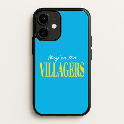 They're The Villagers Blue  - Minecraft Phone Case for iPhone 12 / 12 Pro