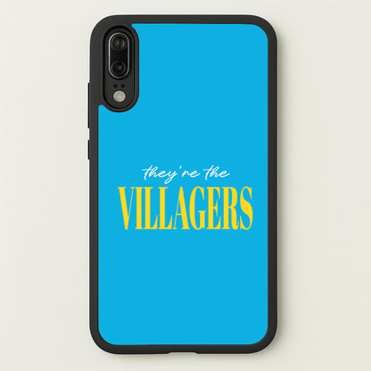 They're The Villagers Blue  - Minecraft Phone Case for Huawei P20