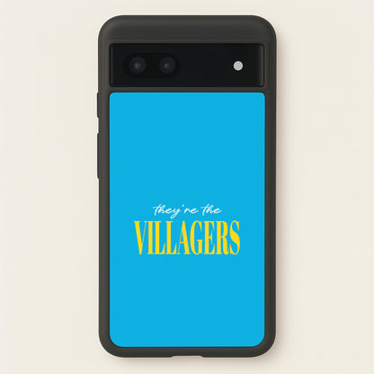 They're The Villagers Blue  - Minecraft Phone Case for Google Pixel 7a