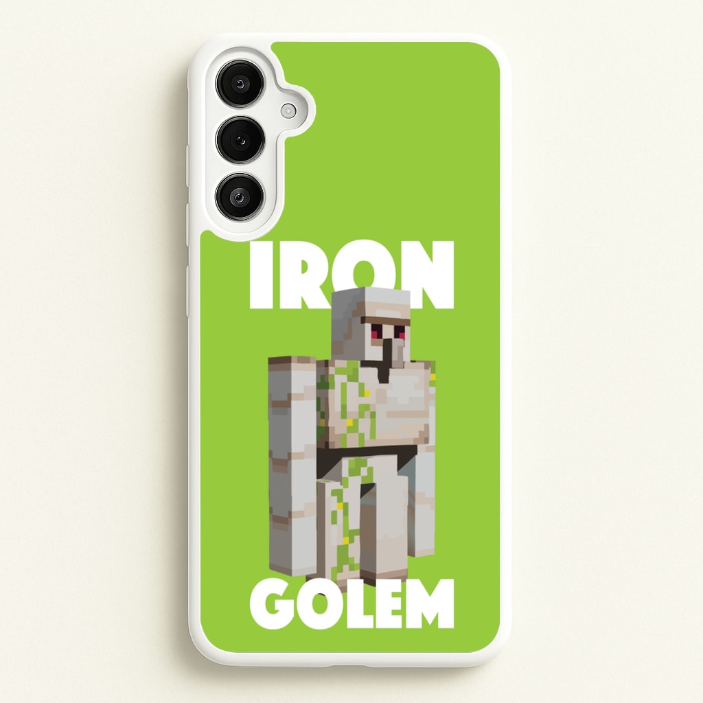 Iron Golem  - Minecraft Phone Case for Galaxy A34