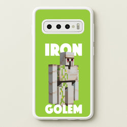 Iron Golem  - Minecraft Phone Case for Galaxy S10