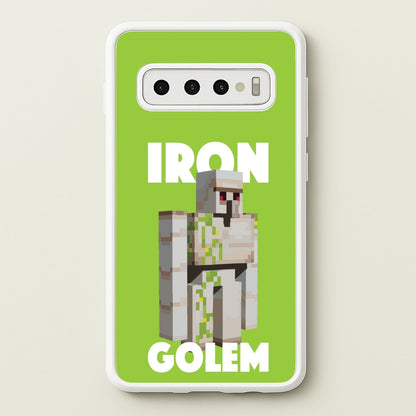 Iron Golem  - Minecraft Phone Case for Galaxy S10