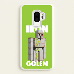 Iron Golem  - Minecraft Phone Case for Galaxy S9 Plus