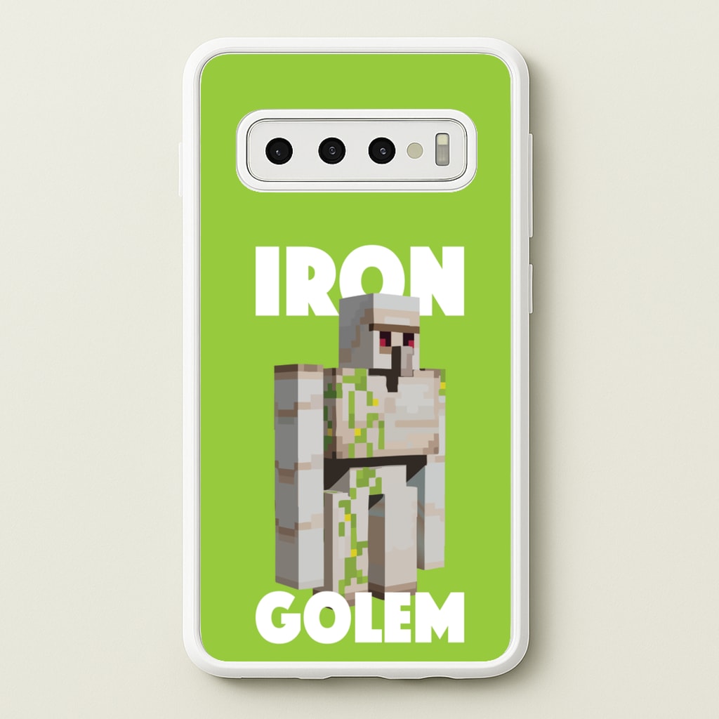 Iron Golem  - Minecraft Phone Case for Galaxy S10 Plus