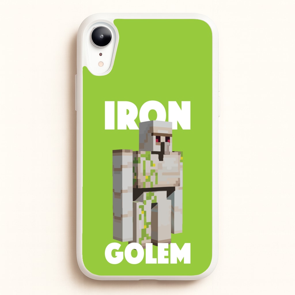 Iron Golem  - Minecraft Phone Case for iPhone XR