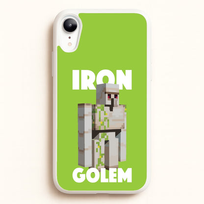 Iron Golem  - Minecraft Phone Case for iPhone XR