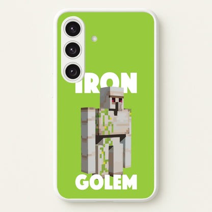 Iron Golem  - Minecraft Phone Case for Galaxy S24 Plus