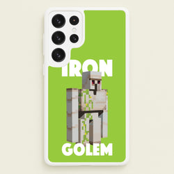 Iron Golem  - Minecraft Phone Case for Galaxy S22 Ultra