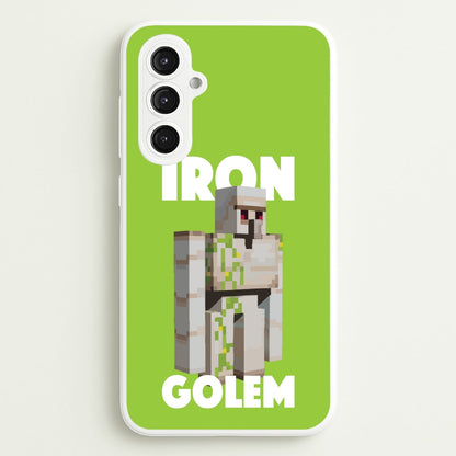 Iron Golem  - Minecraft Phone Case for Galaxy S23FE