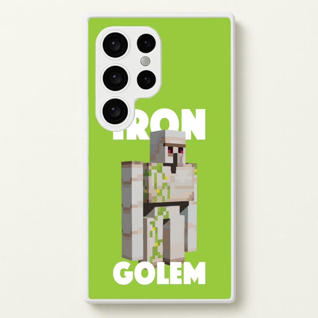 Iron Golem  - Minecraft Phone Case for Galaxy S24 Ultra