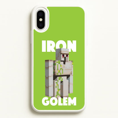 Iron Golem  - Minecraft Phone Case for iPhone XS Max