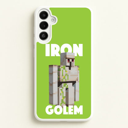 Iron Golem  - Minecraft Phone Case for Galaxy A36