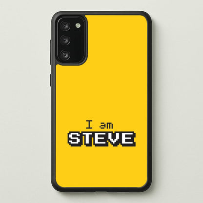 I Am Steve  - Minecraft Phone Case for Galaxy A41