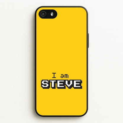 I Am Steve  - Minecraft Phone Case for iPhone 5 / 5s / SE 2016