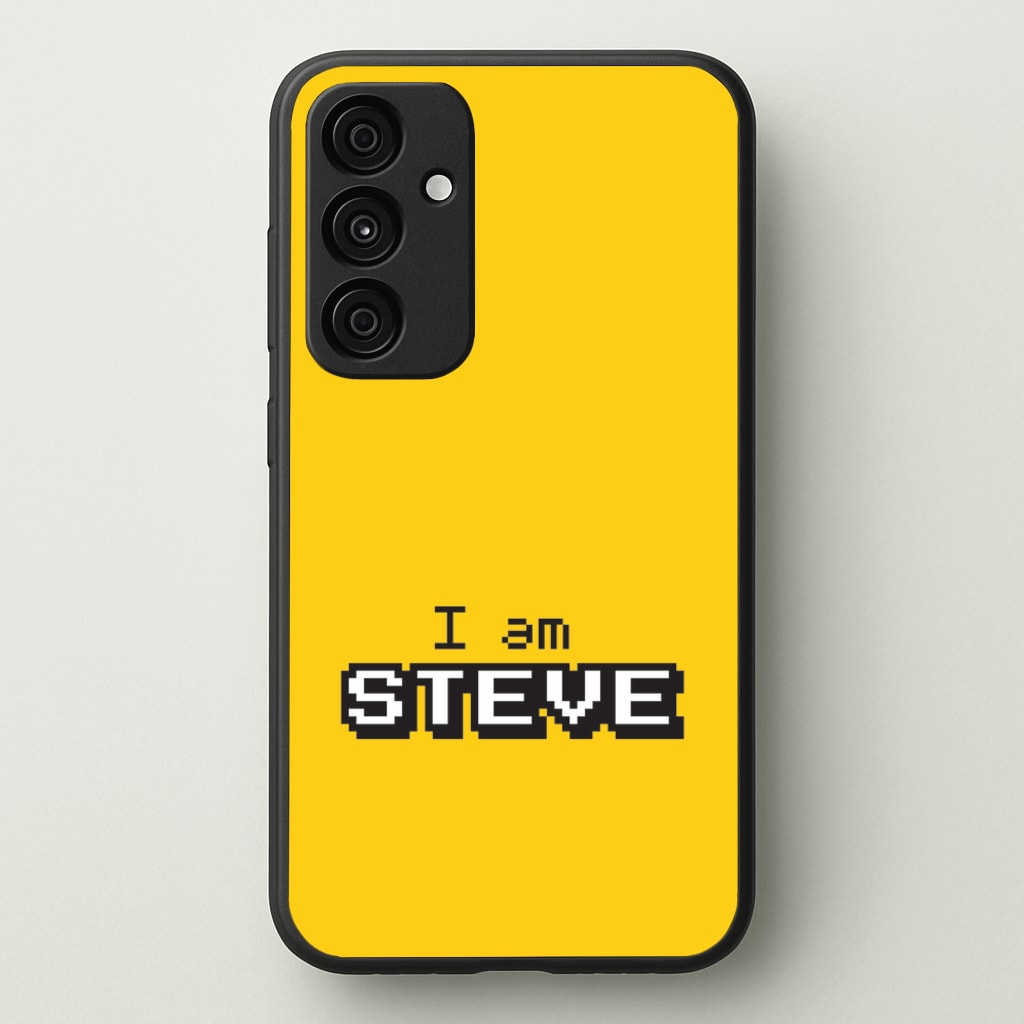 I Am Steve  - Minecraft Phone Case for Galaxy A35